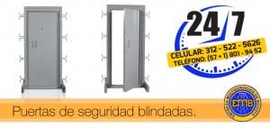 Fabricamos puertas de blindadas en la ciudad de bogota Puertas Blindadas Certificadas por INDUMIL, Nivel lll, lV, V.